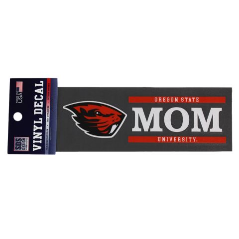 Oregon State University Mom Decal with Beaver