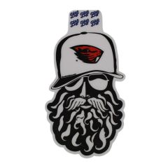 Beardy Trucker Decal with Beaver