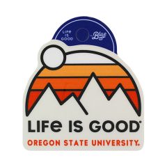 Sunset Decal with Oregon State University