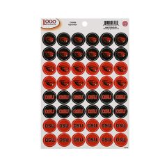 Orange and Black Mini Sticker OSU and Beaver Sheet