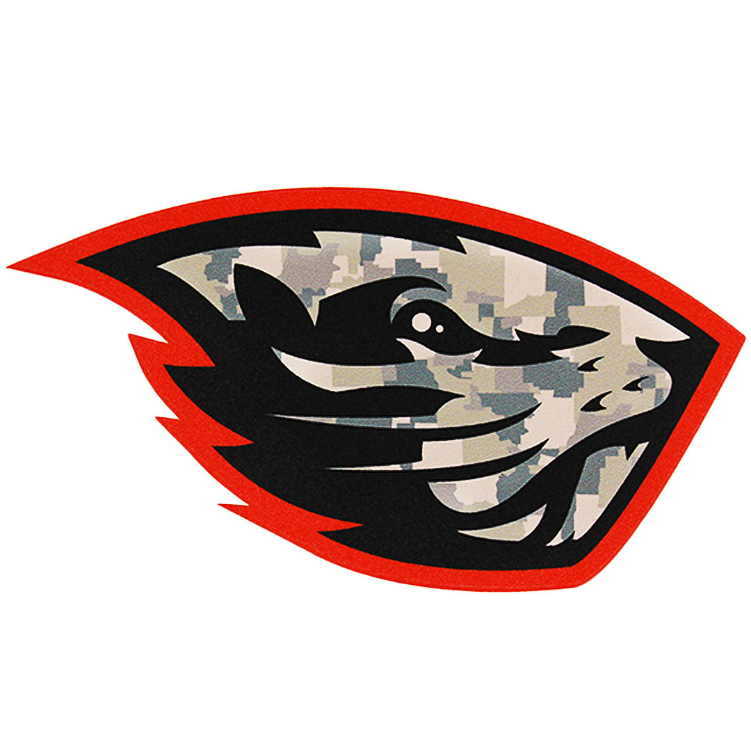 Digi Camo Beaver Decal - OSU Beaver Store