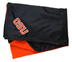 Orange and Black Water Repellant Blanket with OSU