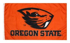 Orange Oregon State Beaver Flag