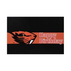 Individual Beaver Birthday Card