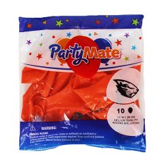 Orange Party Balloons with Beaver