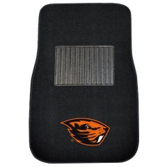 Embroidered Car Mats with Beaver
