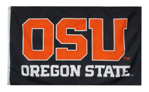 Black Oregon State Flag