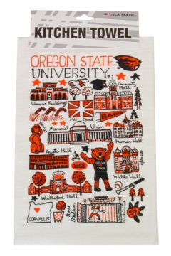 Oregon State University Collage Kitchen Towel