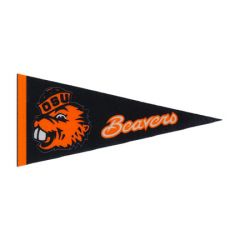 Black Pennant with Benny and Beavers Script