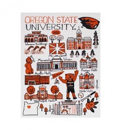 Oregon State University Collage Notecard