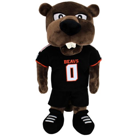 Mascot Benny Plush in Beavs Football Jersey