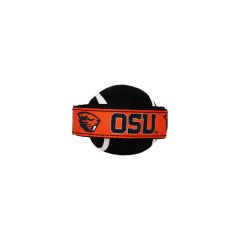 Black Tennis Ball Toss Toy with OSU Strap