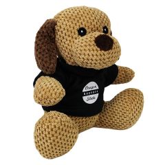 Stuffed Dog with Black Beavers Tee
