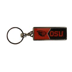 Orange and Black Beaver Keychain