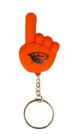#1 Hand Keychain with Beaver