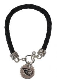 Braided Cord Bracelet with Beaver Charm