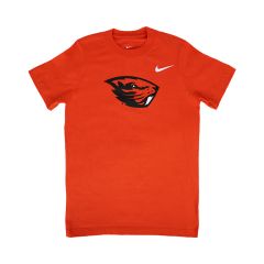 Youth Nike Orange Tee with Beaver