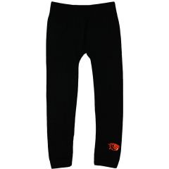 Youth Black Beaver Leggings with Fleece Lining