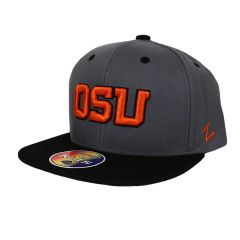 Youth Grey OSU Snapback with Black Bill