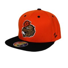 Youth Orange and Black Benny Snapback