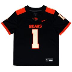 Youth Nike Black Replica Beavs Football Jersey
