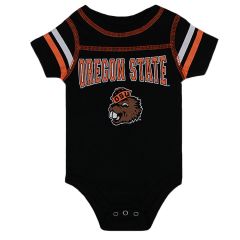 Infant Black Benny Onesie with Oregon State