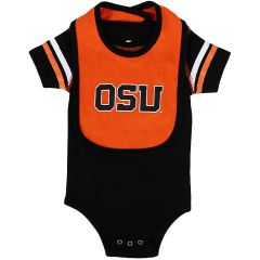 Infant Oregon State Onesie and Bib Set