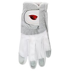 White and Grey Golf Glove with Beaver