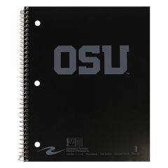 1 Subject Matte Black OSU Spiral Notebook