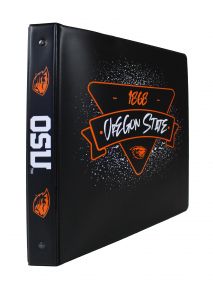 Black 1868 Oregon State Binder with Beaver