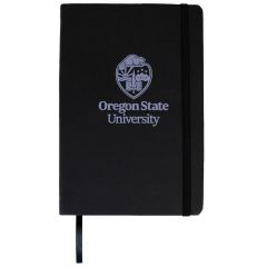Matte Black Oregon State Debossed University Crest Journal