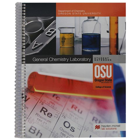 CUSTOM OR ST STUDENT 100 SET CHEM LAB NOTEBOOK
