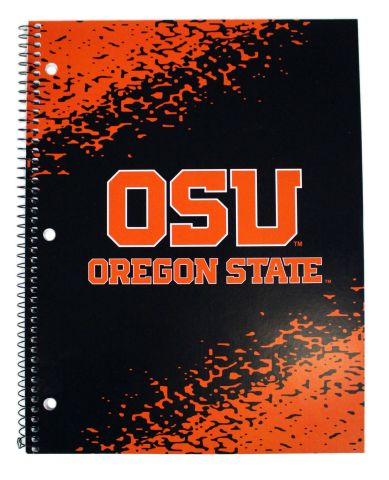 1 Subject OSU Splatter Spiral Notebook