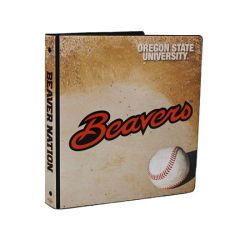 Baseball Themed Binder with Beavers