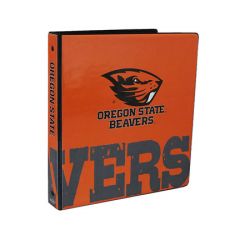 Orange Oregon State Beavers Binder