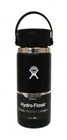 Black Small Coffee Hydro Flask with Wide Mouth