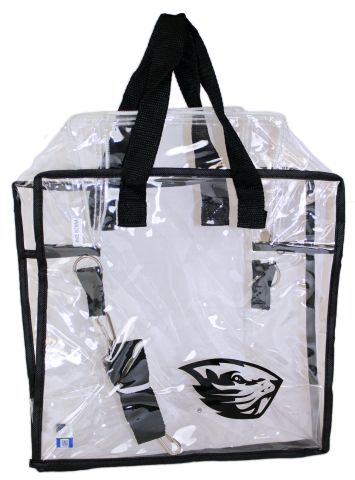 Clear Gameday Tote with Beaver