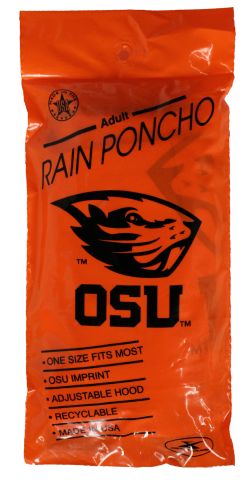 Orange Beaver Stadium Poncho