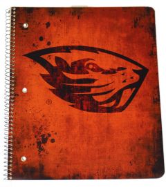 1 Subject Weathered Beaver Spiral Notebook