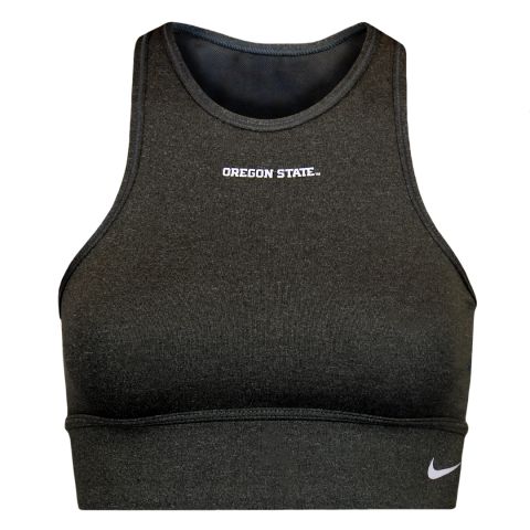 Women's Nike Grey Oregon State Sports Bra