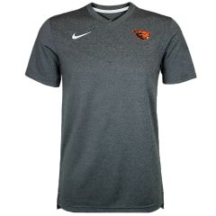 Men's Nike Grey Coach Tee with Beaver