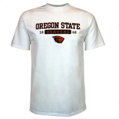 Value White Oregon State Beavers Tee