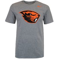 Men's Nike Grey Core Tee with Beaver