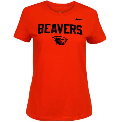 Women's Nike Orange Beavers Tee