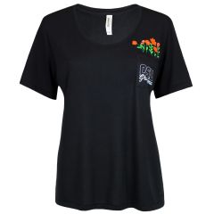 Women's Black OSU Grandma Pocket Tee