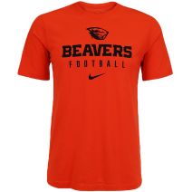 Men's Nike Orange Team Issue Beavers Football Tee