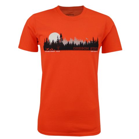 Men's Orange Forest Oregon State Tee