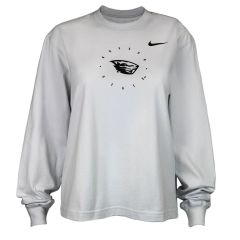 Nike Women's Light Grey Oregon State Beavers Long Sleeve Tee