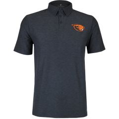 Men's Black Sublimated Polo with Beaver