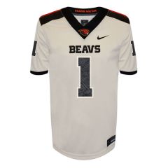 Men's Nike Ivory Beavs Football Jersey